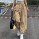 Oversized Cargo Hip Y2K Pants Khaki Long Hop Fashion Pant