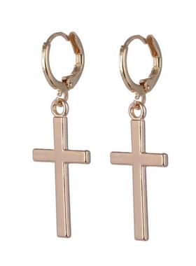 Cross border Accessories cross ear stud male earrings men 饰