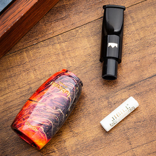 8mm陶瓷头短活性炭过滤芯雪茄烟嘴烟斗强吸附滤芯一次性专用配件