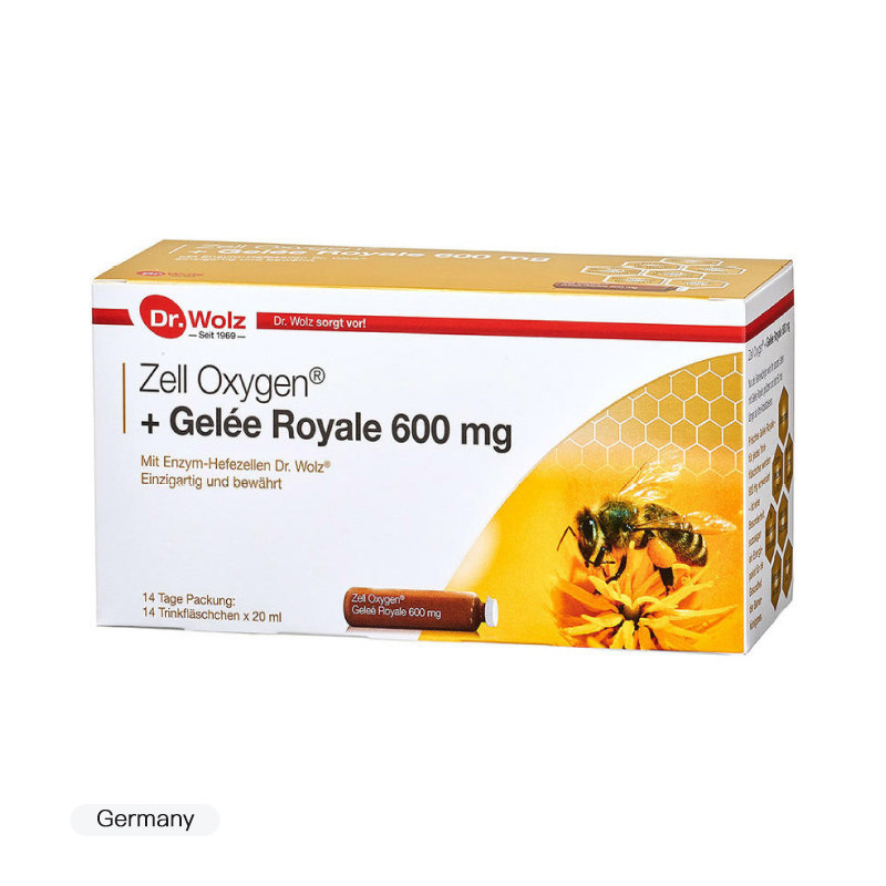 wolz 伍兹博士酵母素 600毫克蜂王浆营养液 20ml*14支