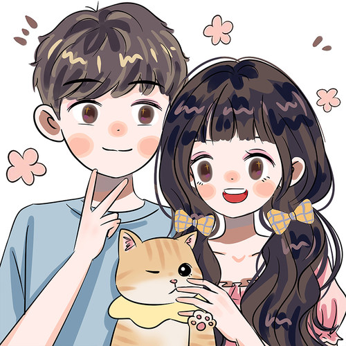 手绘头像定制卡通照全家福装饰画