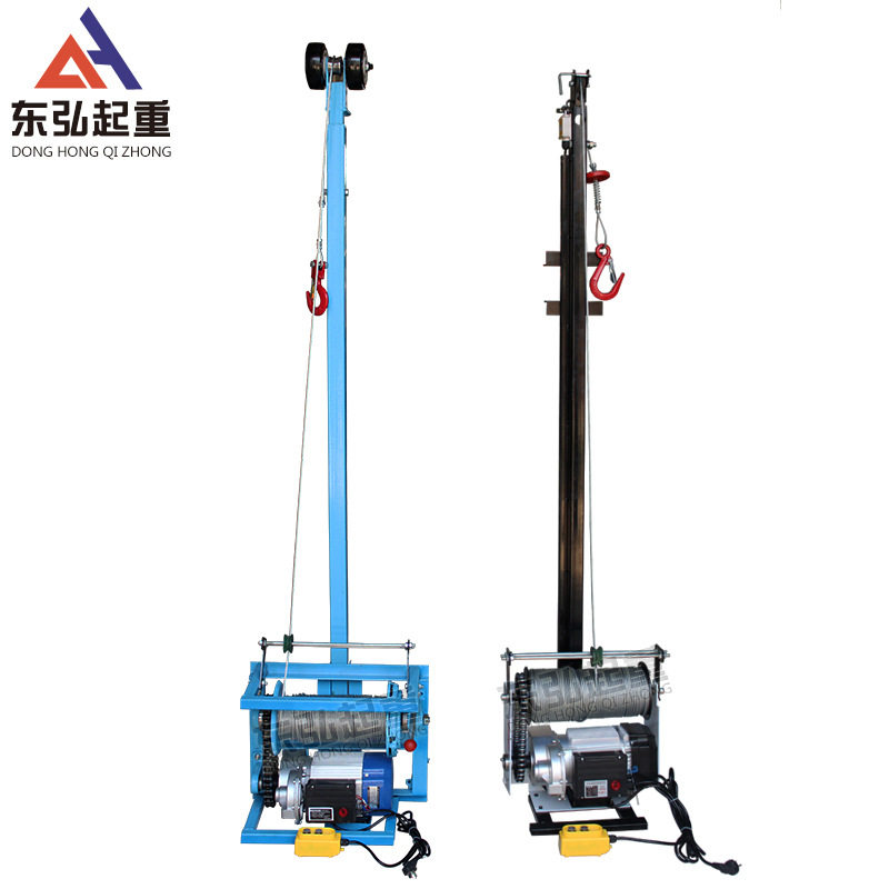 东弘轻松吊窗机高层吊运机建筑装修玻璃提升机1t双电机门窗小吊机