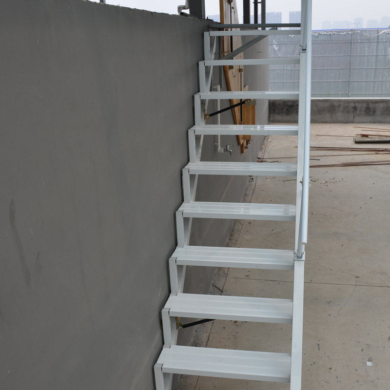 室内上楼折叠梯多功能隐形墙壁侧梯家用挂壁直梯阁楼铝合金楼梯