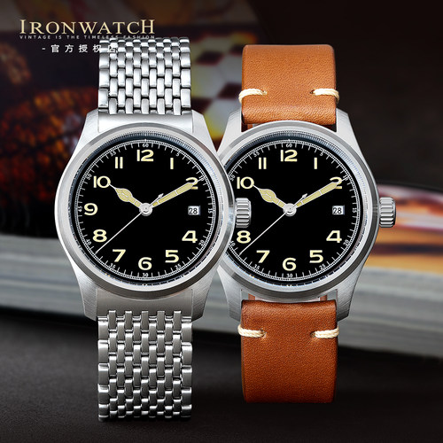 IRONWATCH飞行员机械手表男士