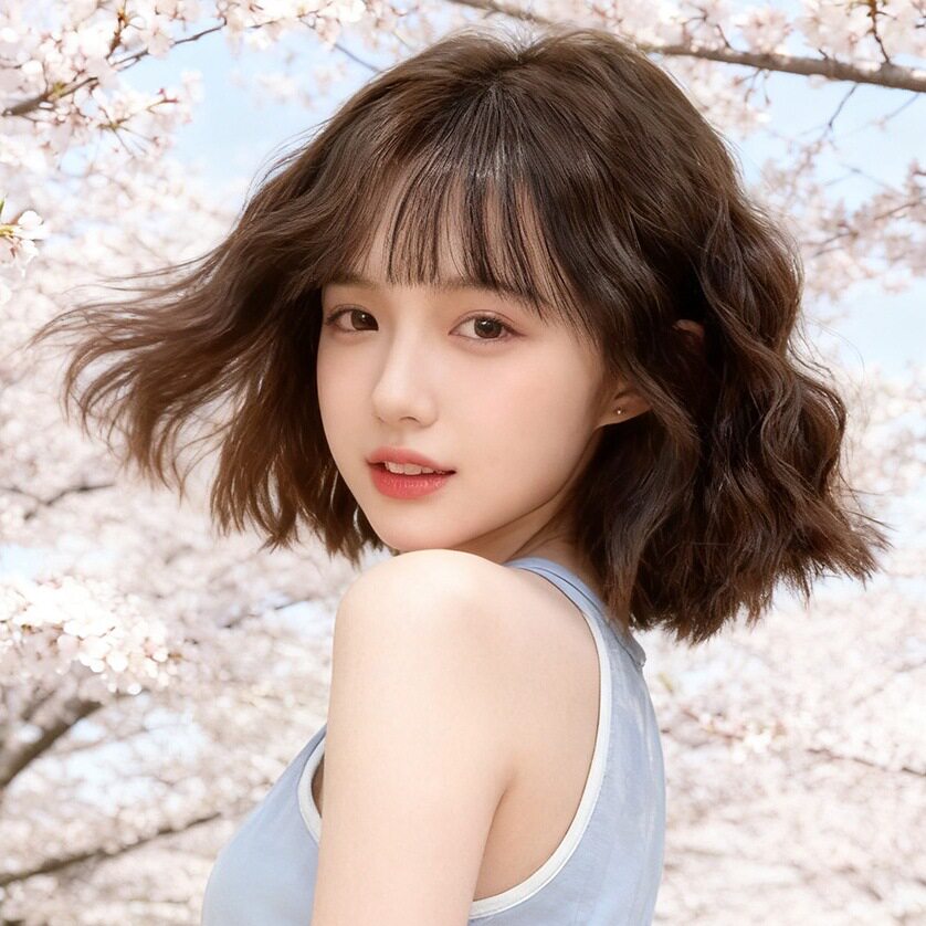直销假发女中长发羊毛卷空气刘海