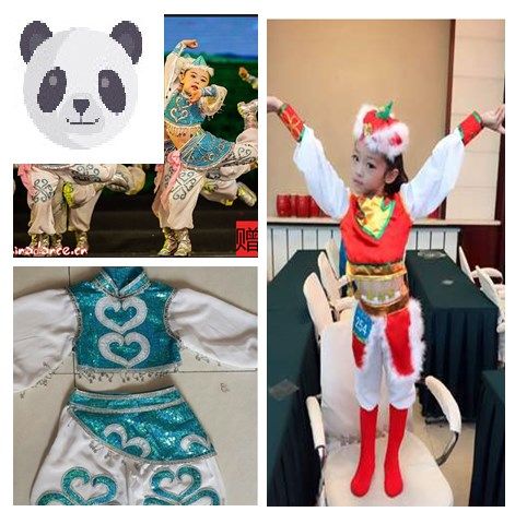 马蹄哒哒演出服儿童蒙古服筷子舞表演服装 男女童民族舞蹈服装