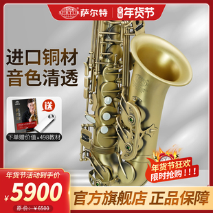 台湾萨尔特中音萨克斯乐器专业演奏初学者降e调SP 6600官方旗舰店