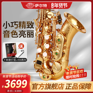 台湾萨尔特高音萨克斯管乐器小弯管降b成人初学者儿童专业SP 6150