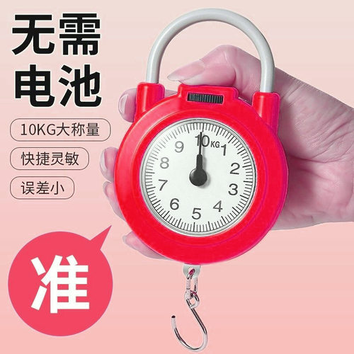 小称精准弹簧秤迷你称重便携式秤挂勾秤口袋秤方便买菜防骗10kg家