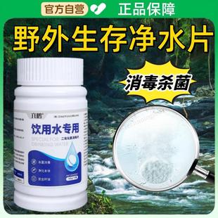 野外生存净水片独立包装野外生存应急便携式净水器消毒片正品官方
