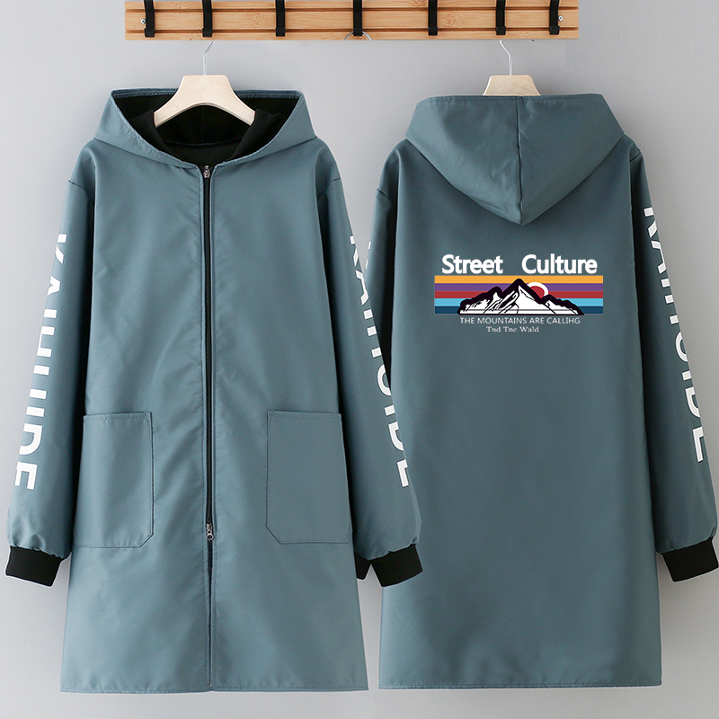 加绒长袖围裙加厚保暖外套干活工作服上班