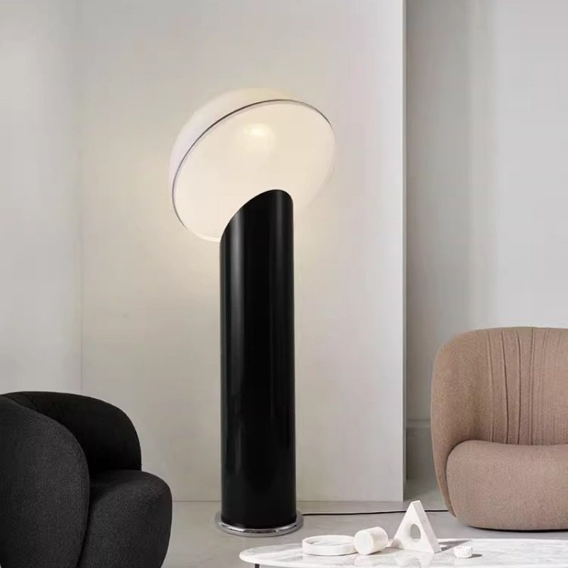 意大利Ciot中古奶油落地灯设计师亚克力帽子样板房客厅卧室书房灯