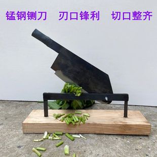 铡刀切草刀家用锋利锰钢锻打闸刀扎刀切玉米割小麦割切桔梗