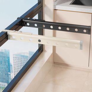 家用阳台晾衣神器防盗窗晾晒宿舍挂衣服窗户晒衣护栏衣架挂钩衣杆