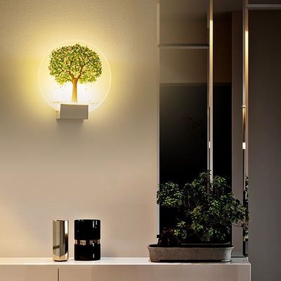 壁灯卧室床头灯现代简约客厅背景墙灯创意温馨新中式过道楼梯灯具