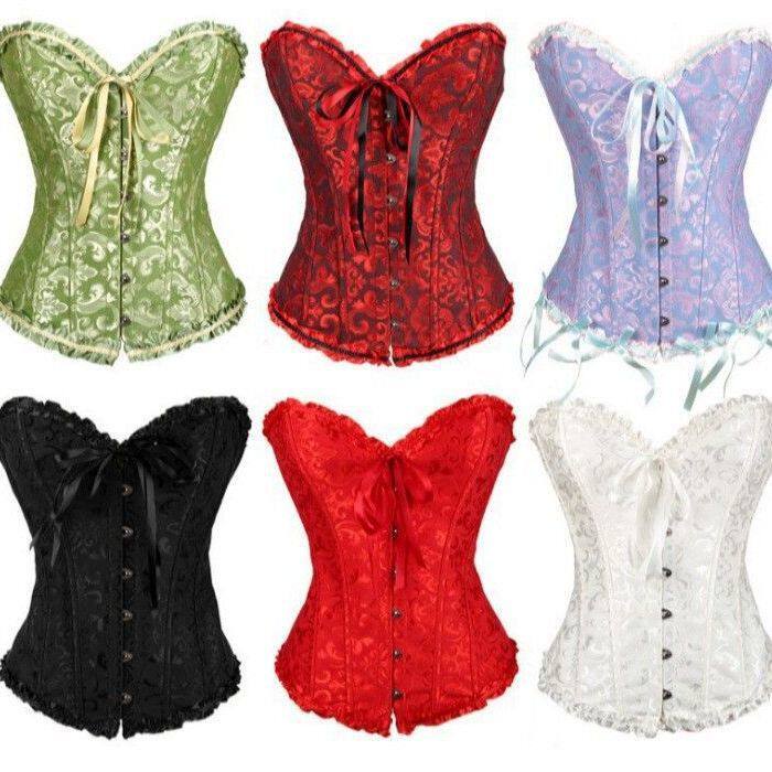 宫廷束身衣源头工厂新娘礼服抹胸修身束腰紧身鱼骨胸衣外穿