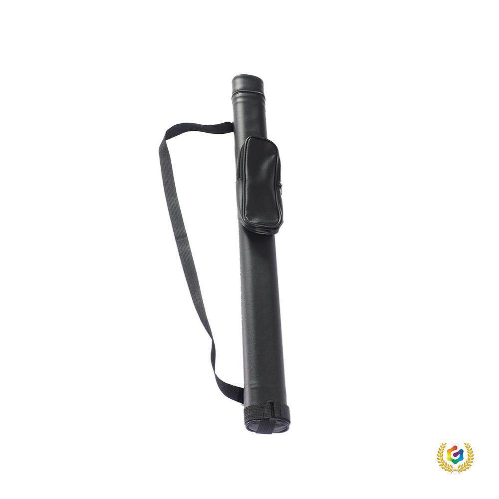 ∈台球皮革杆桶1/2二分之一两孔四孔杆筒九球杆大头杆盒杆包3/4双