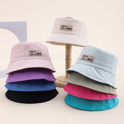 儿童夏季新款渔夫帽女潮流情侣防晒遮阳水桶帽韩版百搭网红盆帽男
