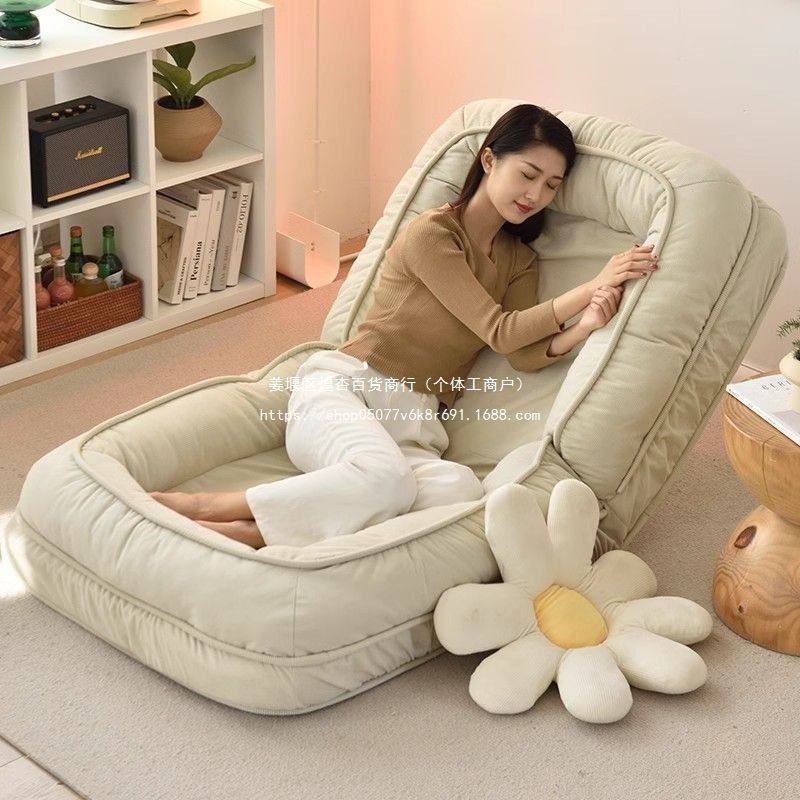 人类狗窝沙发床沙发懒人卧室网红巨大折叠阳台榻榻米可折叠单人床