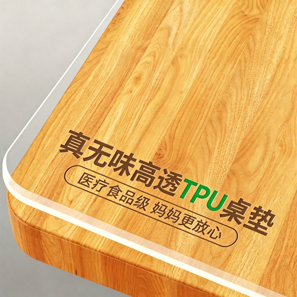 新款tpu桌垫桌布软玻璃防水防油免洗餐桌环保茶几桌面保护垫子*