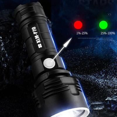 Super Powerful LED Flashlight XLM-L2/P70 orch SB Rechargeab