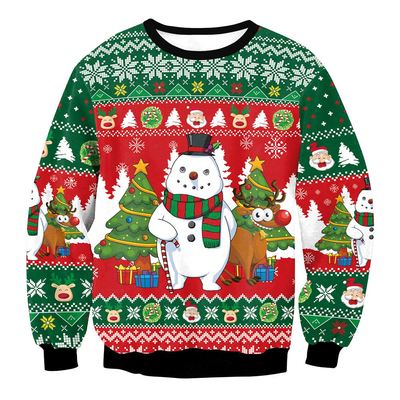 Christmas Sweater Ugly Xmas men Sweaters Women shirt clothes