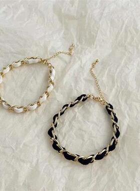 Stylish braided bracelet trendy bestie couple