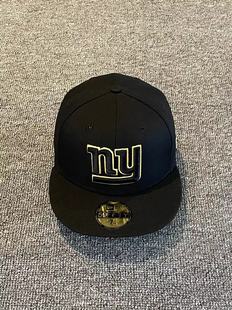 棒球帽 New Era 59FIFTY 纽约巨人队 NFL 黑金 New York Giants