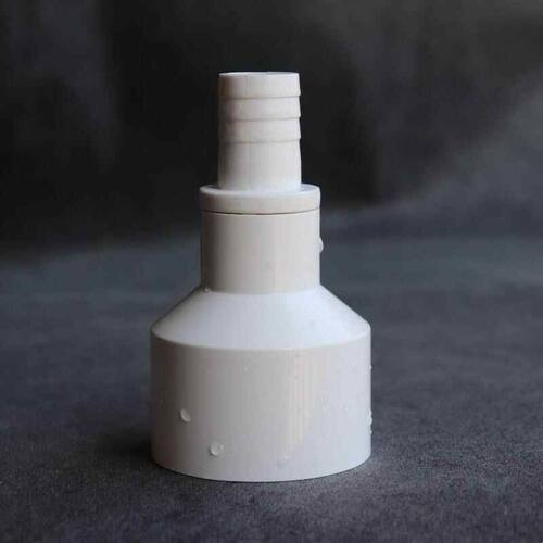 PVC宝塔外丝直通软管接头塑料灰色6分1寸20转12变 14 16 8 25 32