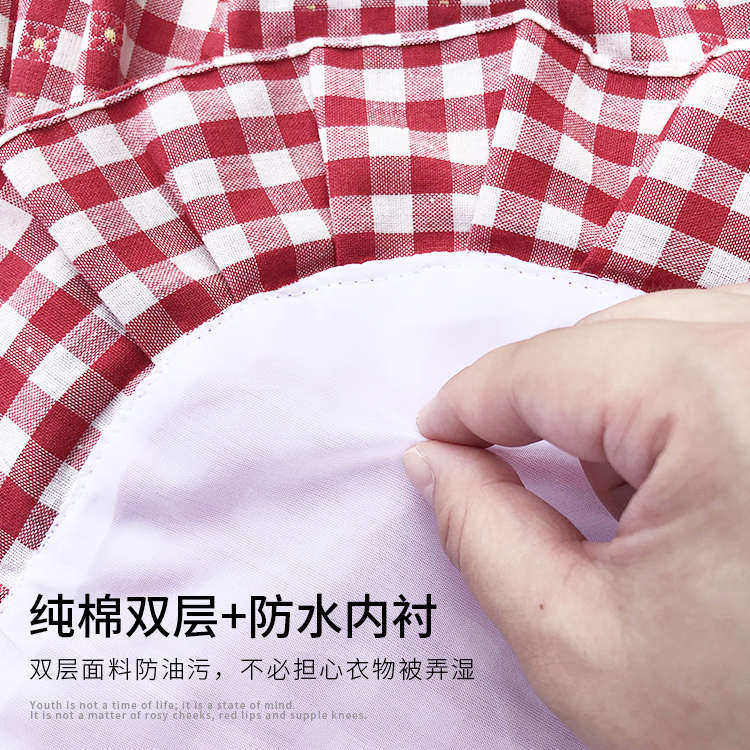 棉布围裙时尚女士家用厨房做饭防水防油污公主围腰罩衣棉麻工作服,家庭/个人清洁工具,围裙,淘宝优惠券,粉丝福利购,淘宝优惠卷