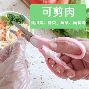 厨房工具婴儿食物面条剪肉便携小 宝宝辅食剪刀家用不锈钢套装