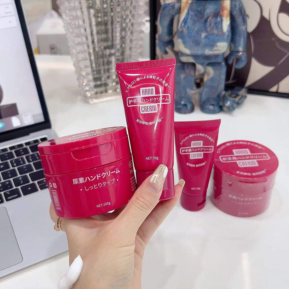 日本三井尿素护手霜保湿滋润补水不油腻防干裂秋冬女护手乳小红罐