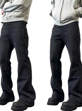 【平替黑牛】甄枚前Demna Flared暴风雪bootcut牛仔裤cleanfit