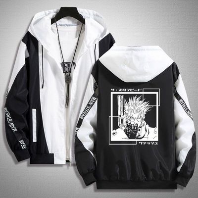 2023枪神Trigun夹克史丹比特Cos动漫周边休闲秋冬外套男女连帽卫