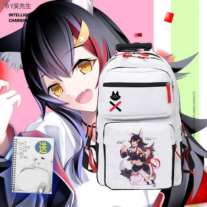 2024vtuber大神澪周边印象mio妈动漫二次元男女学生双肩背包休闲