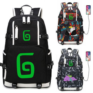 印花潮流双肩背包男女大中小学生 Jacobs书包3D数码 2024新品 Karl