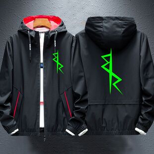 赛博朋克边缘行者外套2077周边大卫马丁内斯春秋连帽拉链开衫衣服