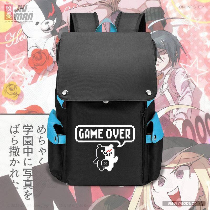 2024龙年弹丸论破黑白熊gameover绝望未来篇学生书包男女大容量双