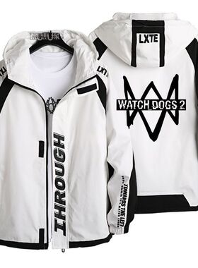 看门狗外套 游戏周边衣服 watchdogs2 cos男女春秋冬季连帽夹克潮