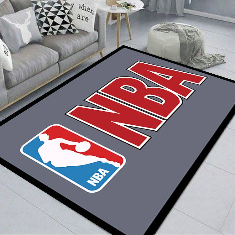 2024潮牌NBA地毯客厅茶几卧室房间床边地垫衣帽间服装店防滑垫
