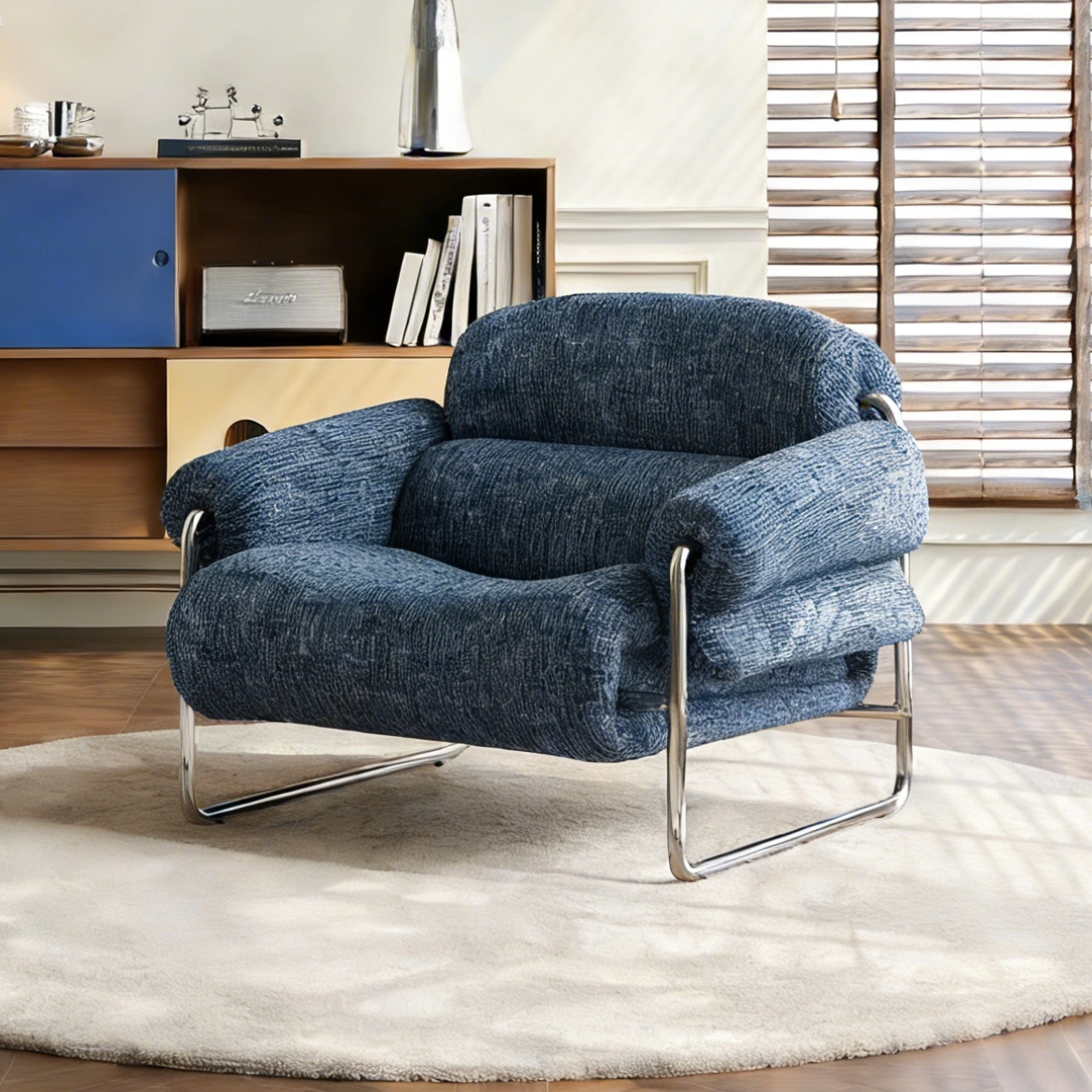 畔所/包豪斯复古休闲椅单人沙发椅客厅单人椅家用布艺,住宅家具,布艺沙发,淘宝优惠券,粉丝福利购,淘宝优惠卷