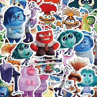 50PCS Disney Movie Inside Out Stickers Cartoon Graffiti