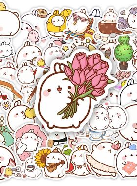 Kawaii Cute Bunny rabbit Stickers Sketch DIY Toy Gift