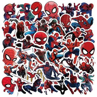 50PCS Disney Movie Spider Man Stickers Anime Spiderman Cool