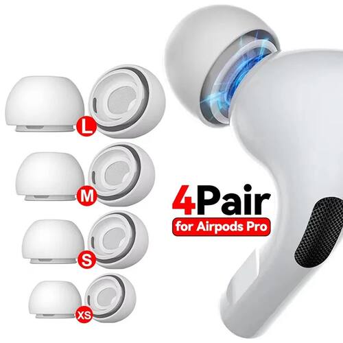 4 Pairs Ear Tips Protective Earbuds Cover Noise Reduction