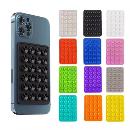 Strong Grip Phone Holder Adhesive Silicone Suction Phone
