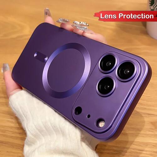 Matte Magnetic Phone Case For iPhone 17 Pro Max 14 15 Plus