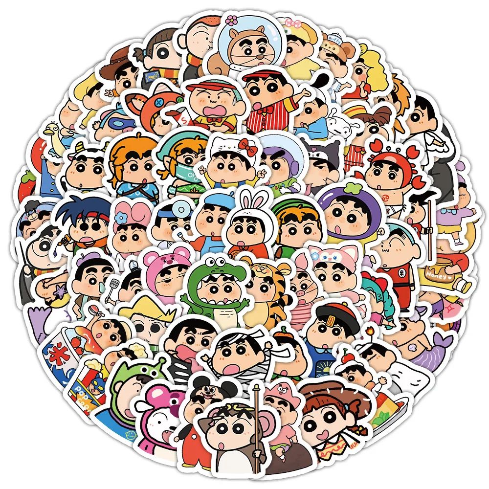 100pcs New Style Crayon Shin-chan Personalized Creative