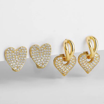 2024rconia Gold Color Sweet Cute Hollow Earrings Fashion