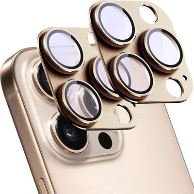2PCS Camera Lens Protector Cover for iPhone 16E 16 E 15 Pro